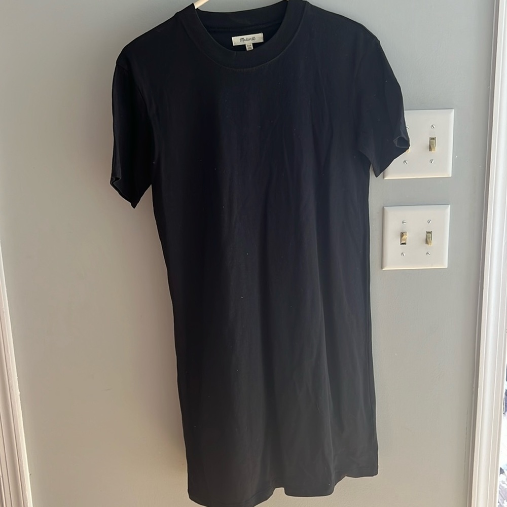 Madewell T-shirt, dress, black size XX small